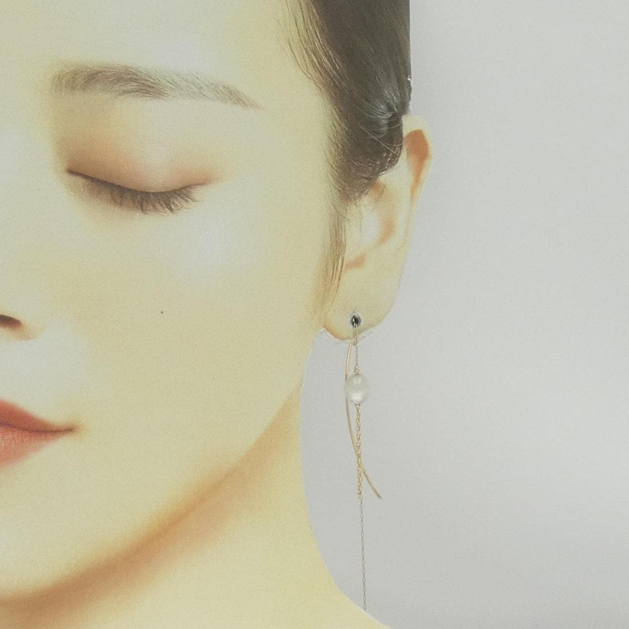 ヒロタカ アコヤパール ピアス 片耳