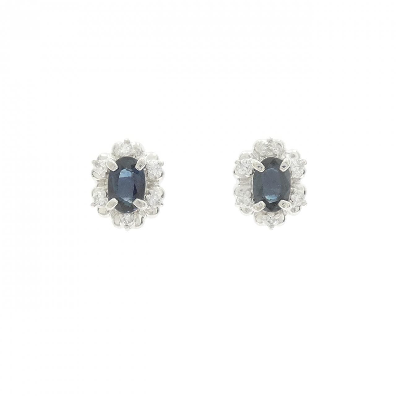 PT900 サファイヤ ピアス 1.00CT