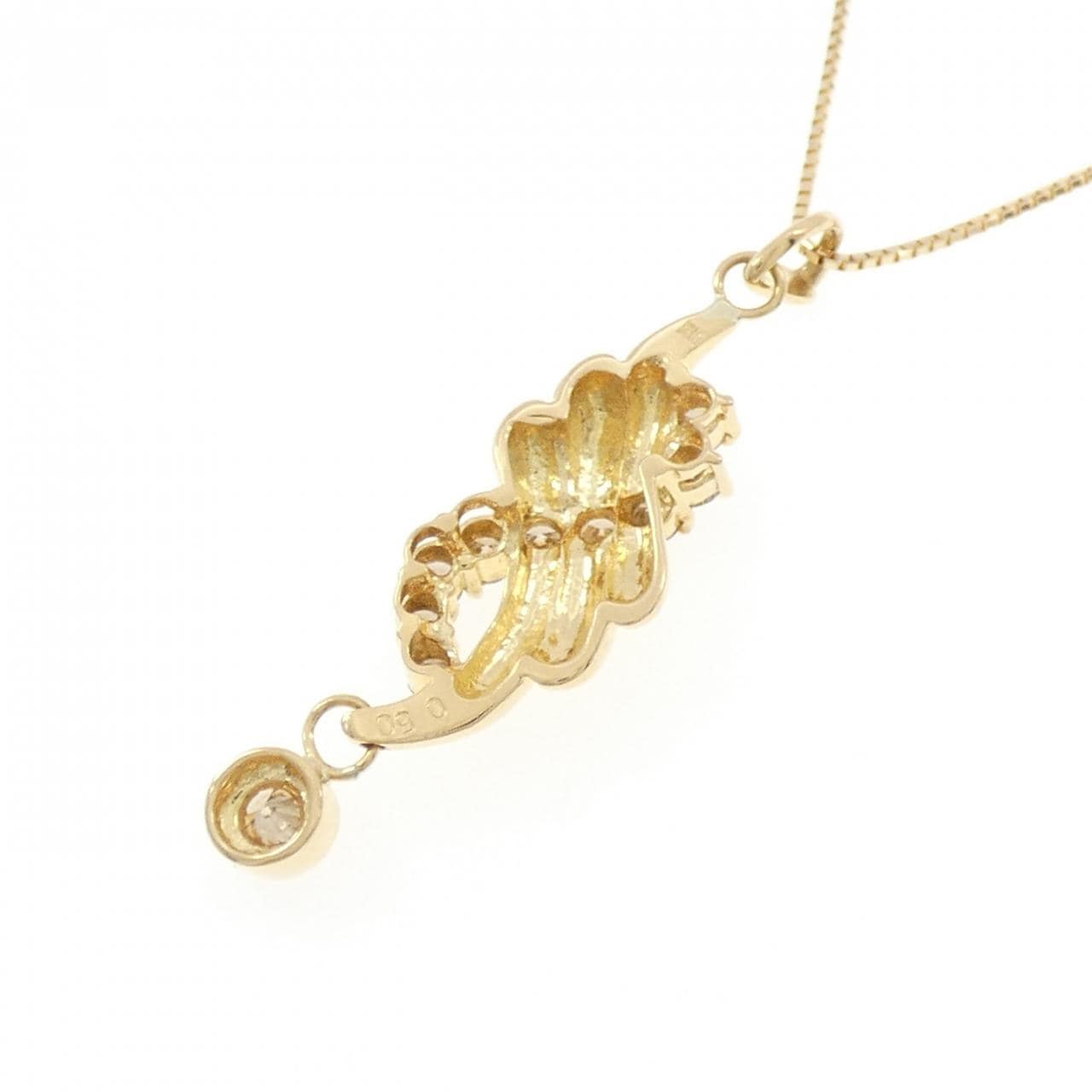 K18YG ダイヤモンド ネックレス 0.50CT