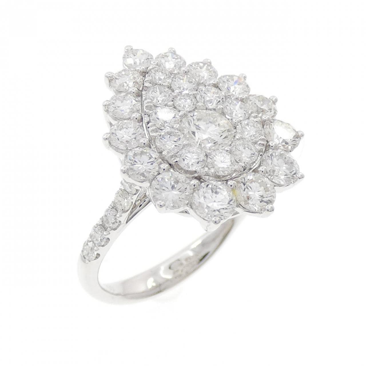 750WG ダイヤモンド リング