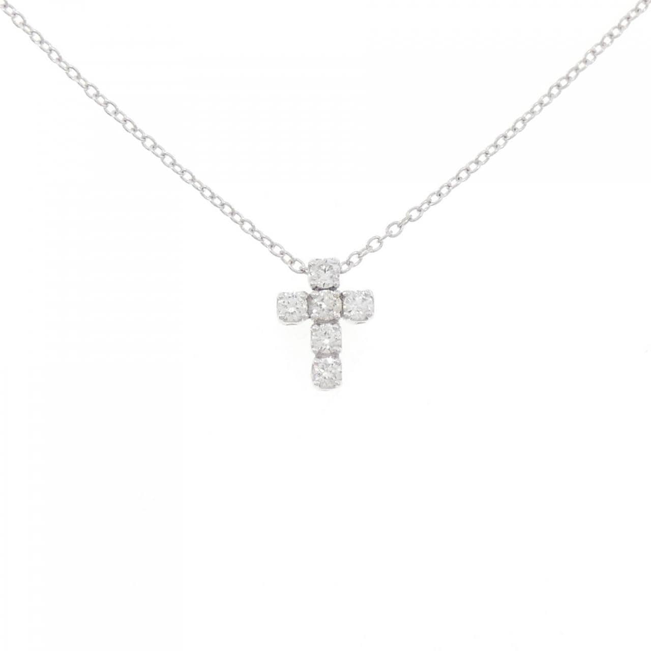 ポンテヴェキオ クロス ネックレス 0.23CT