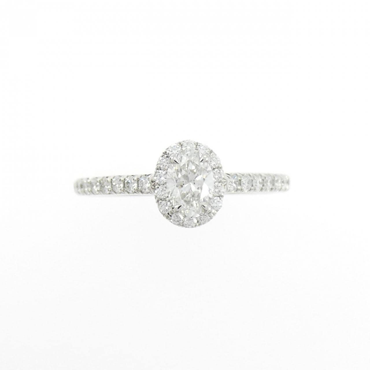 ティファニー ソレスト オーバル リング 0.27CT E VVS1 オーバルカット