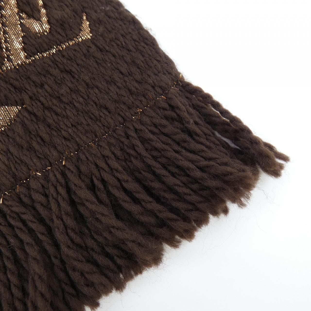 ルイヴィトン LOUIS VUITTON エシャルプ ロゴマニア シャイン M71383 MUFFLER