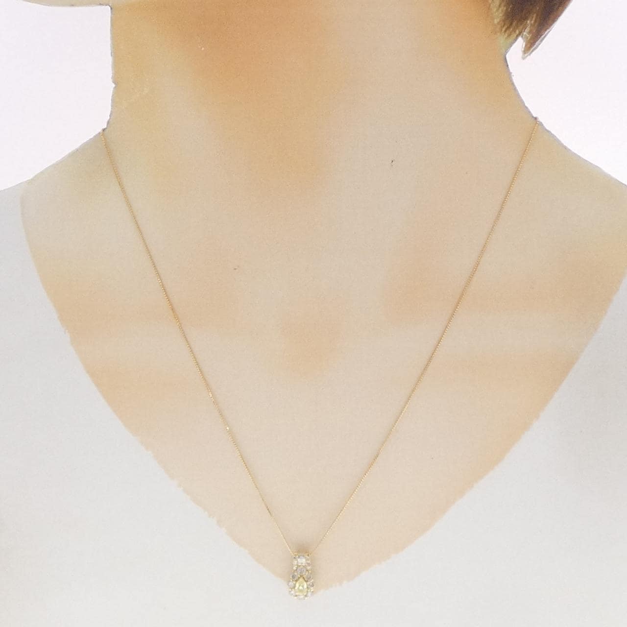 K18YG ダイヤモンド ネックレス 0.70CT