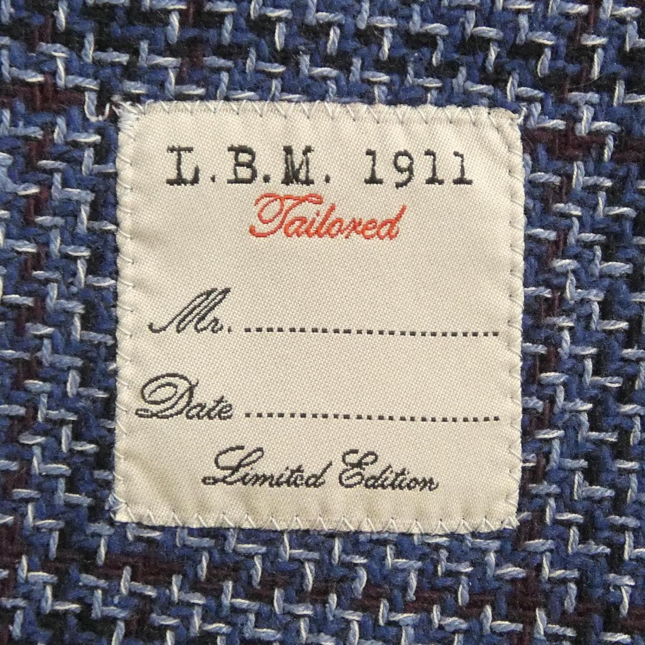 エルビーエム1911 L.B.M 1911 6128885012 ジャケット