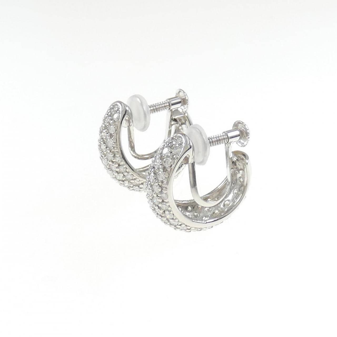PT pave Diamond earrings 1.60CT