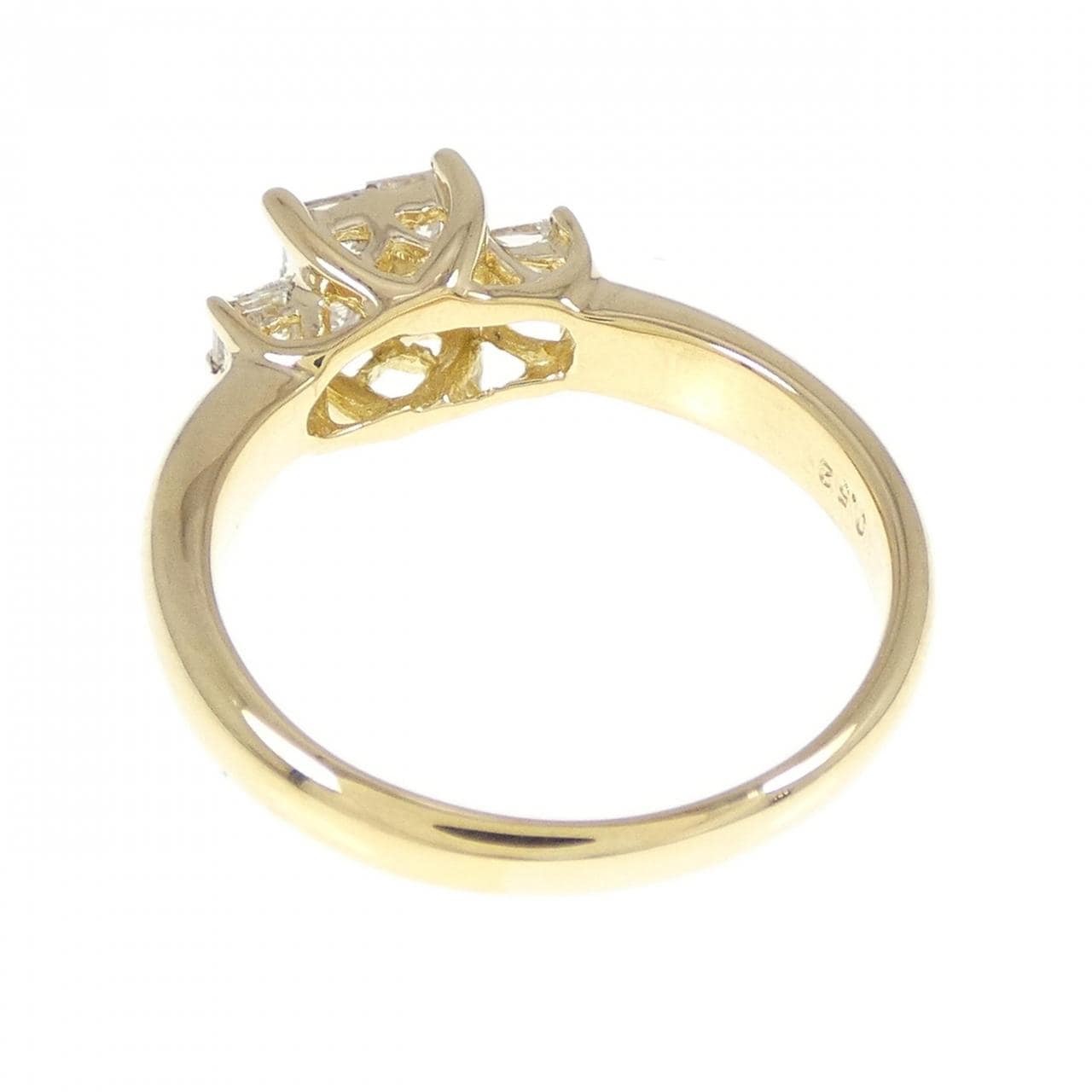 K18YG ダイヤモンド リング 0.52CT