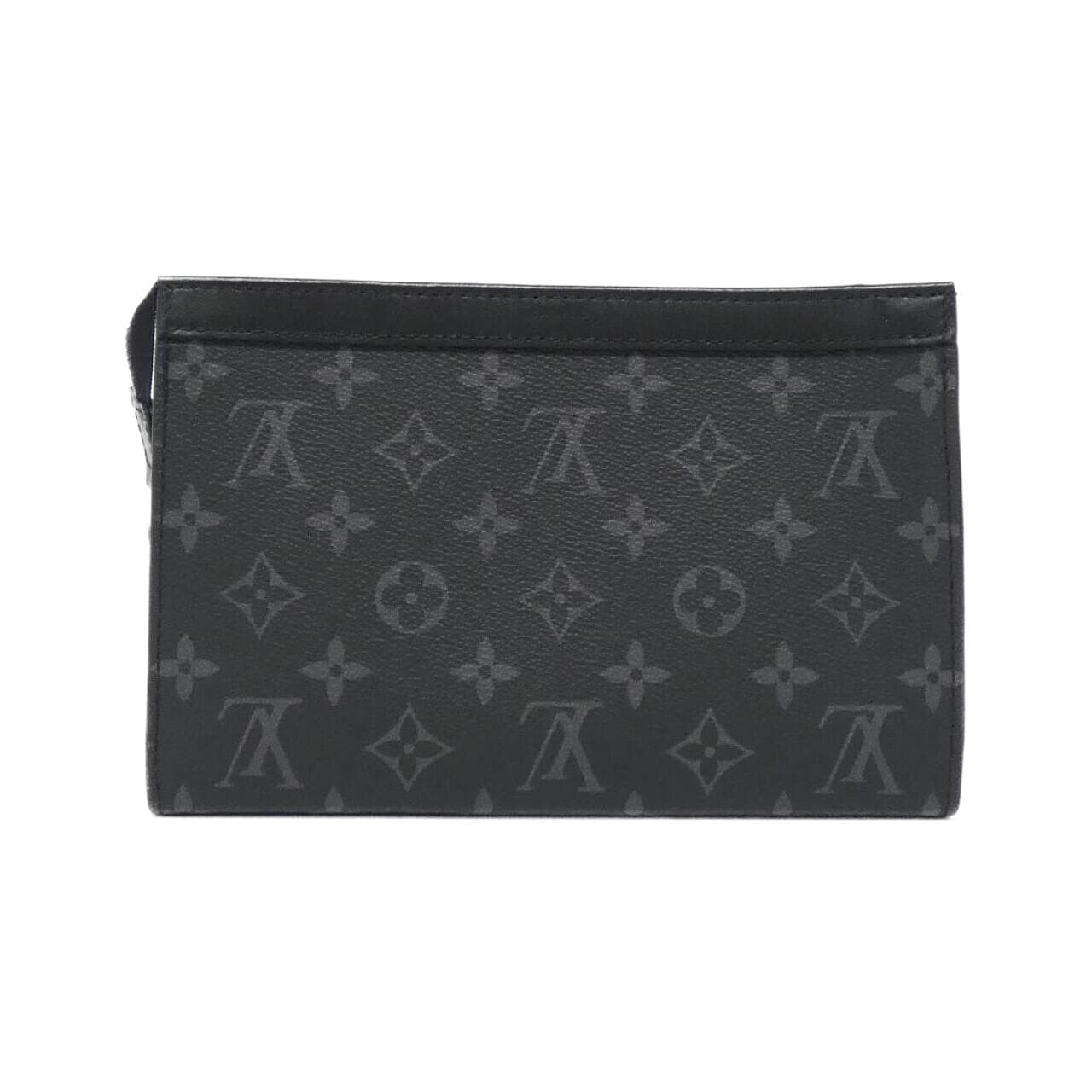 LOUIS VUITTON Monogram Eclipse Reverse Gaston 穿戴式錢包 M81124 單肩包