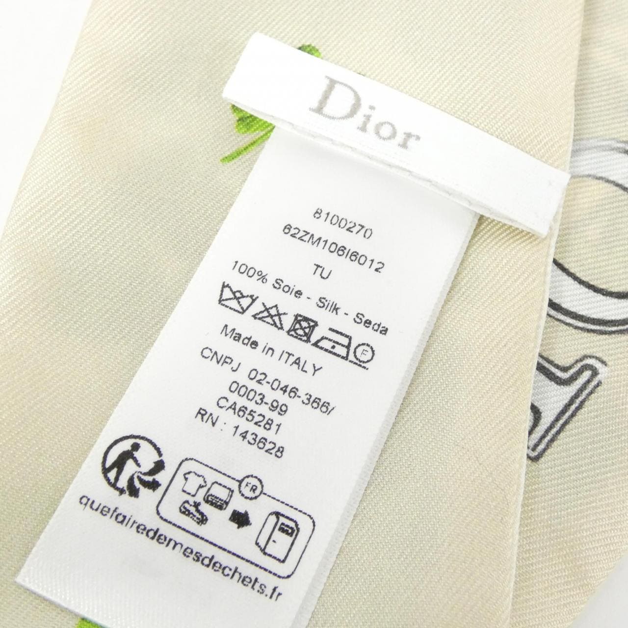 クリスチャンディオール 62ZM106I6012 スカーフ