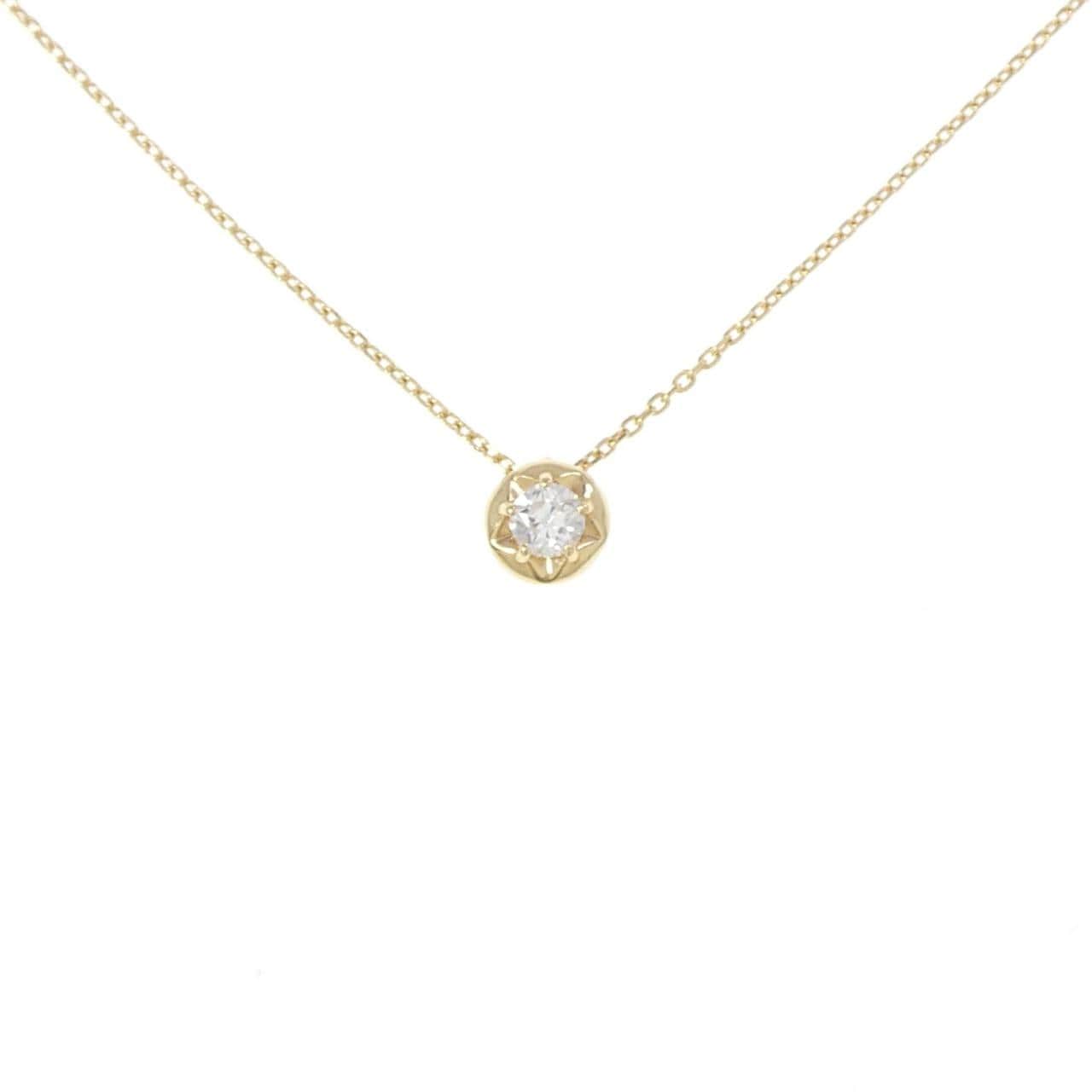 K18YG ダイヤモンド ネックレス 0.120CT
