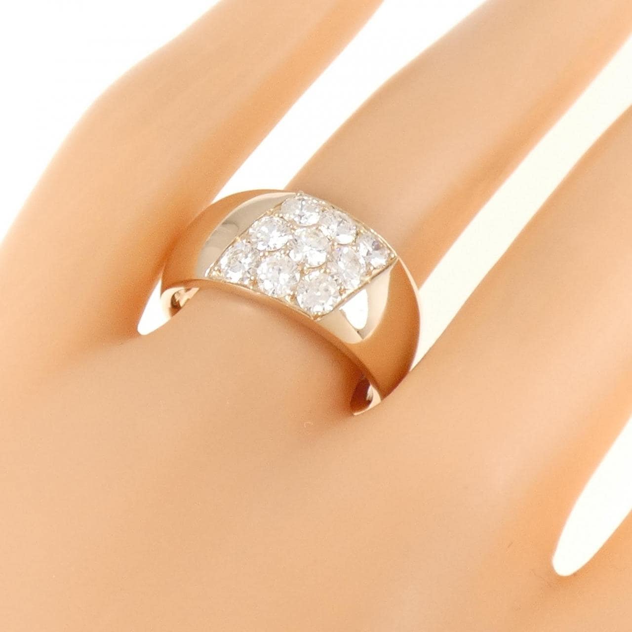 K18PG ダイヤモンド リング 1.00CT