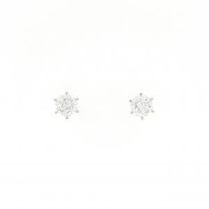 【リメイク】PT900/ST ダイヤモンド ピアス 0.343CT 0.350CT E VS1 VG