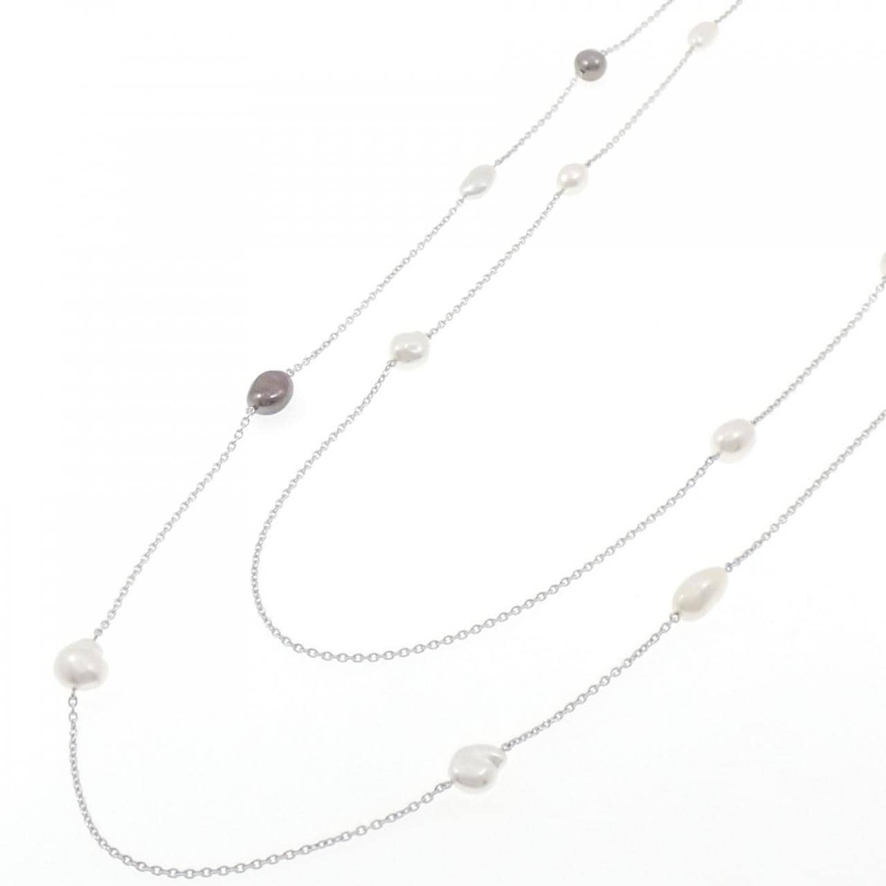 ミキモト 白蝶パール ネックレス