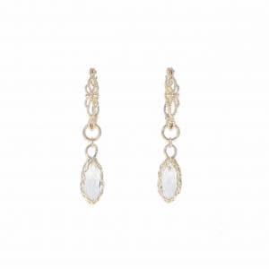 アガット クオーツ ピアス