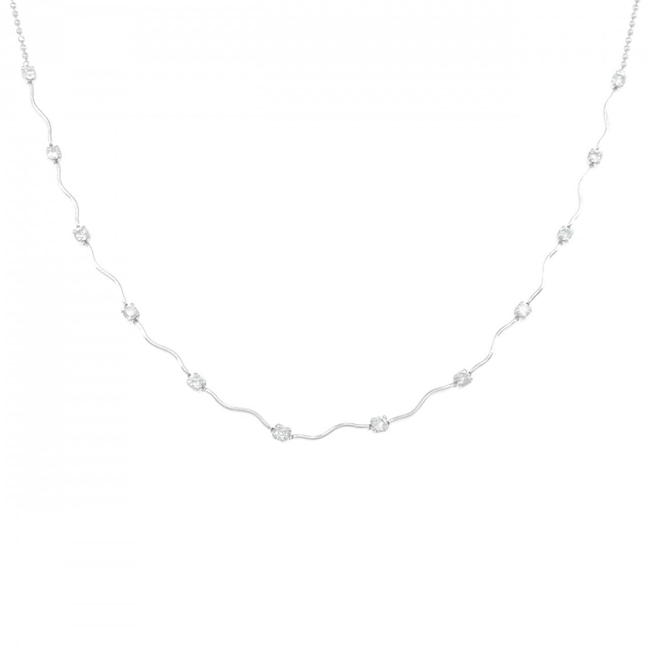 PT850 ダイヤモンド ネックレス 0.33CT
