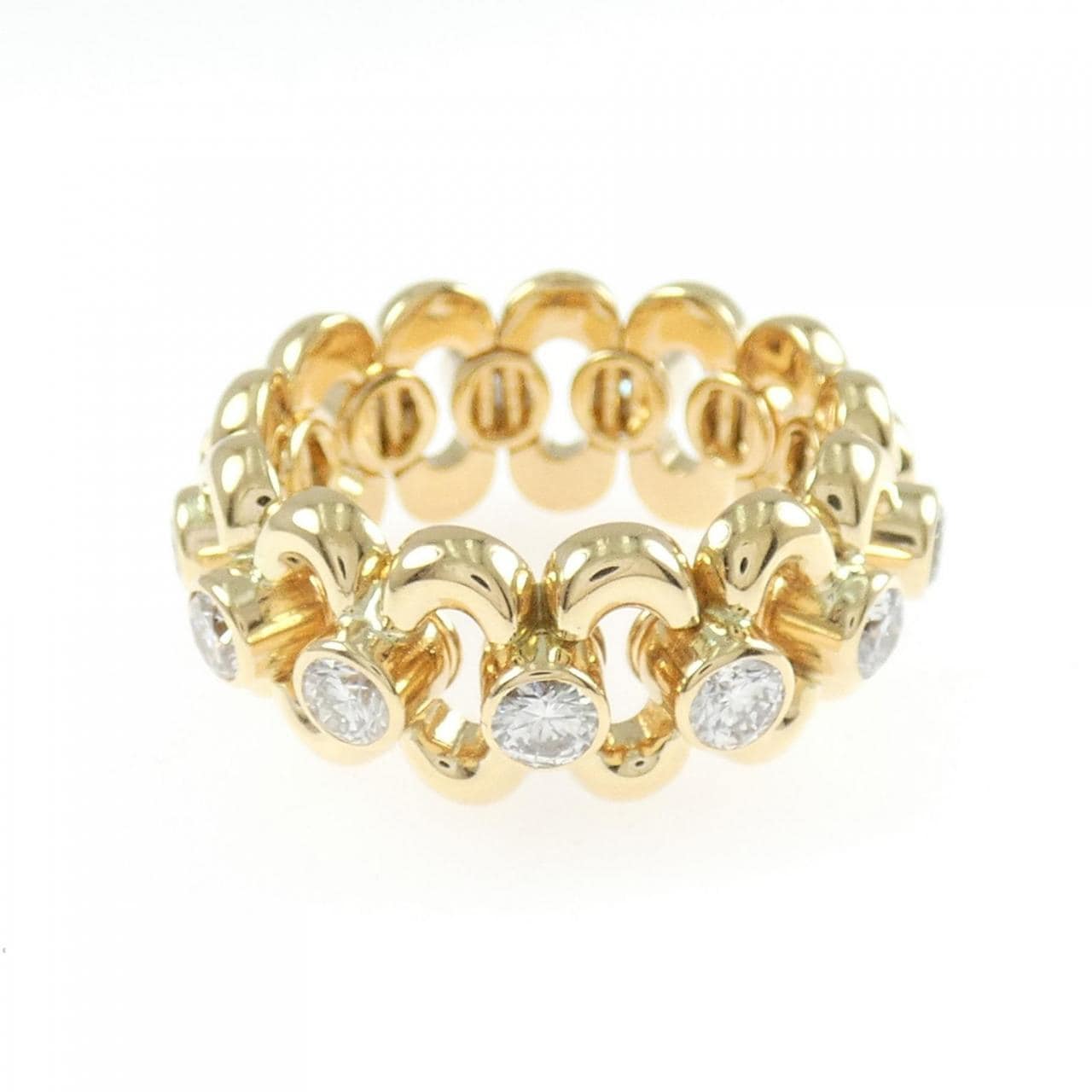 750YG ダイヤモンド リング