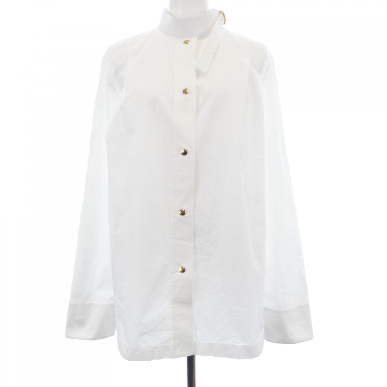 ルイヴィトン LOUIS VUITTON プリーツショルダーコットンポプリンシャツ FOTP97RK2 シャツ