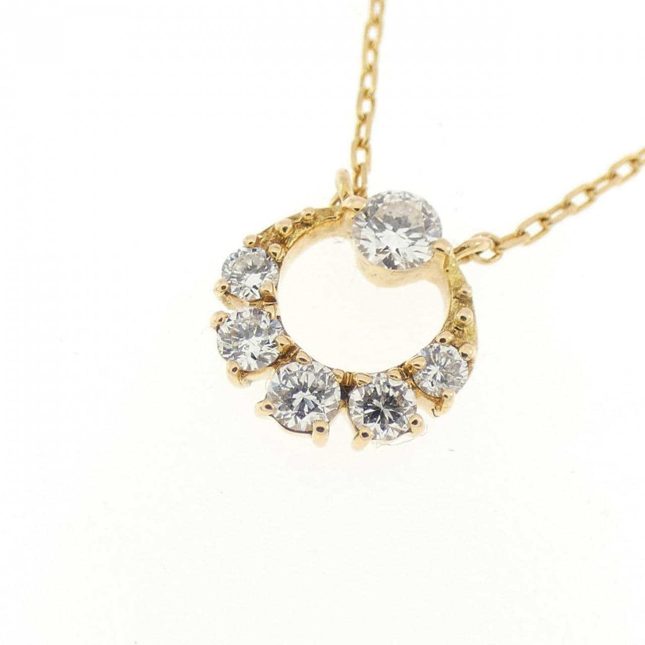 スタージュエリー ダイヤモンド ネックレス 0.10CT
