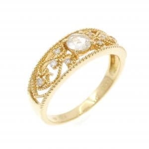 K18YG ダイヤモンド リング 0.18CT