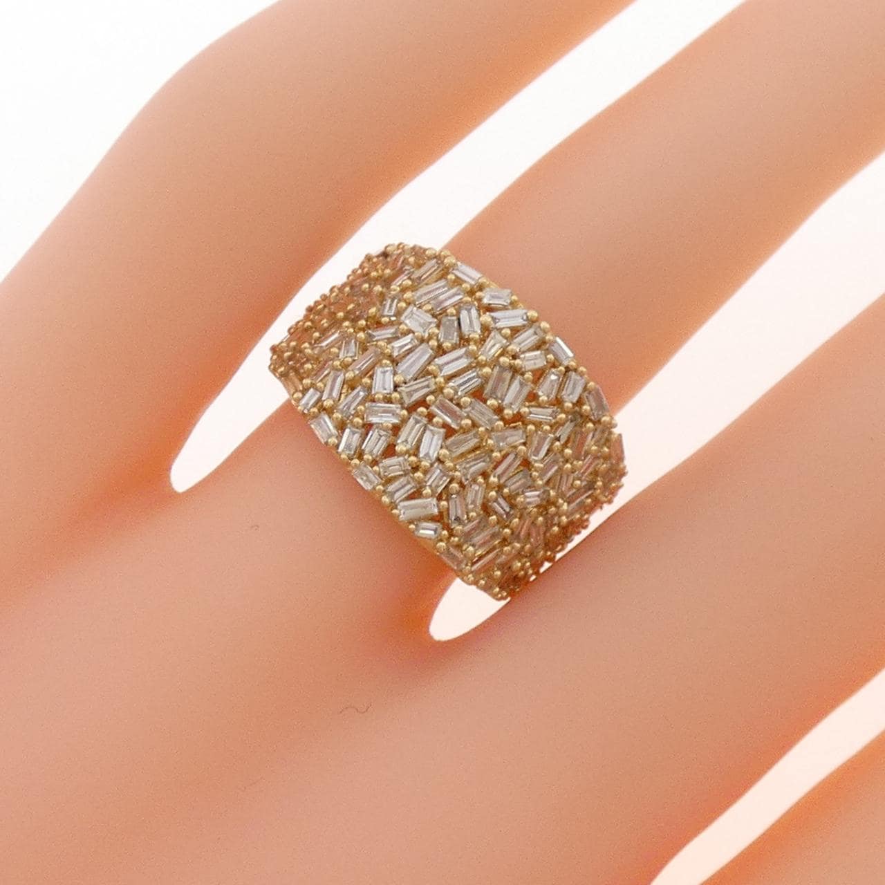 K18YG ダイヤモンド リング 1.40CT