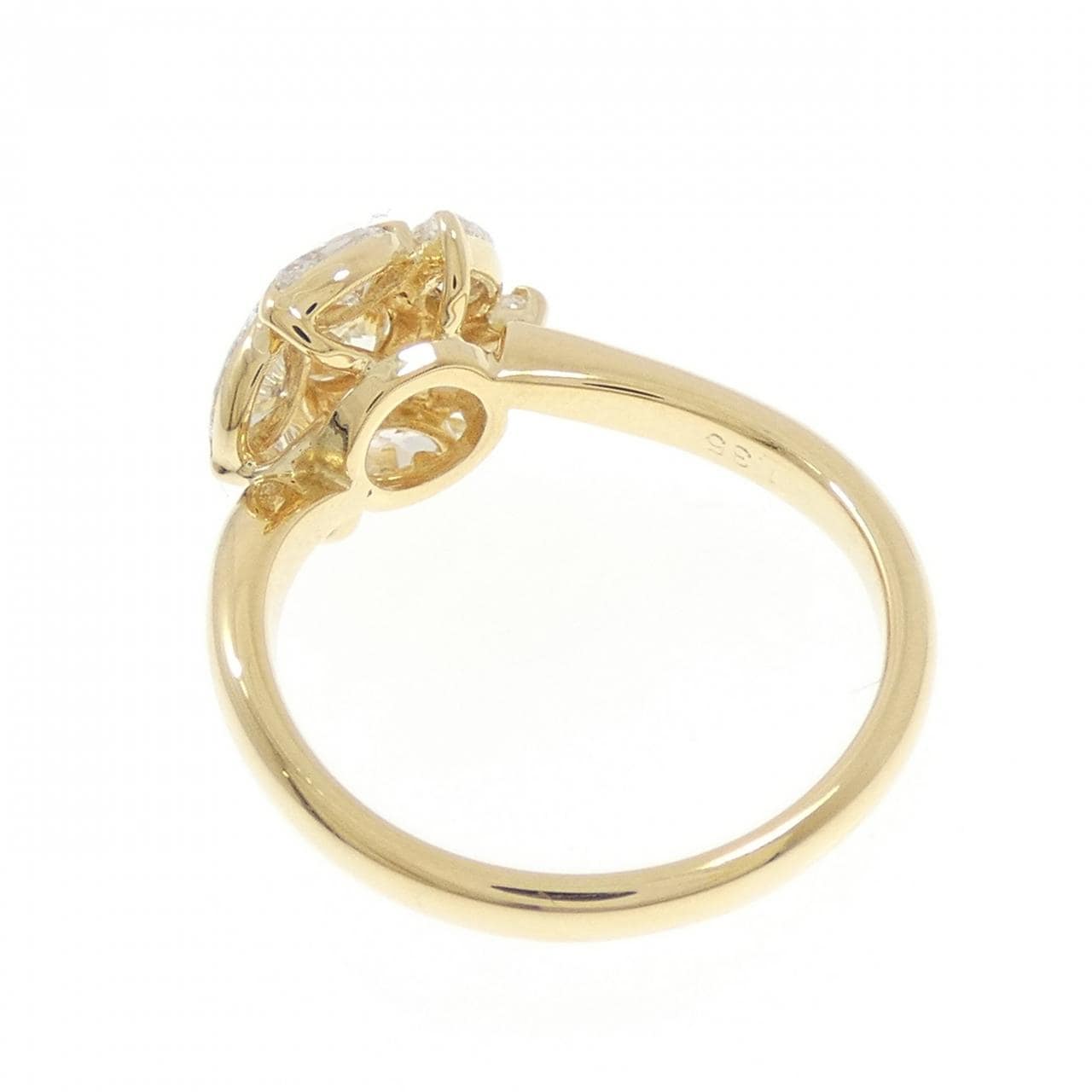 K18YG ダイヤモンド リング 1.35CT