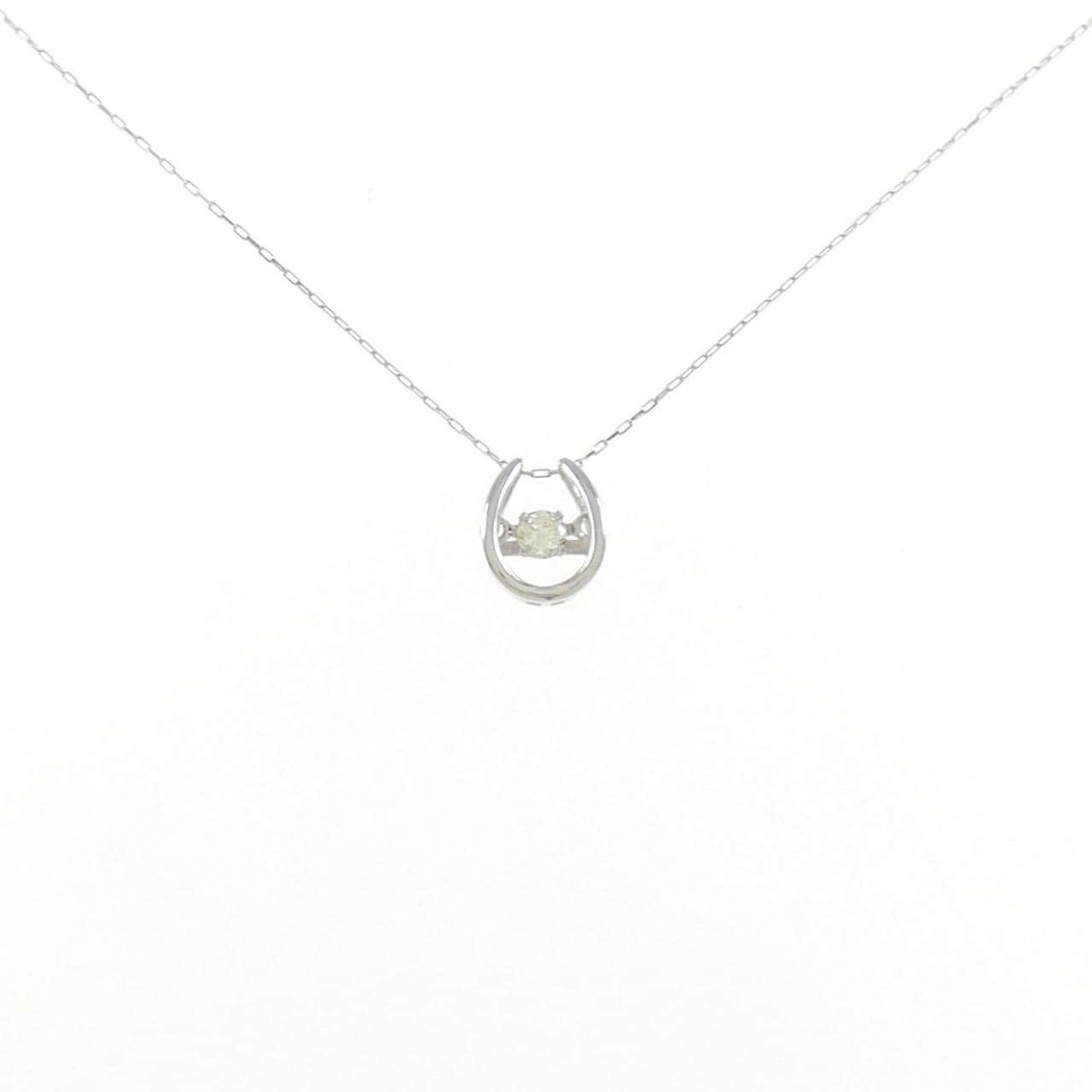 【新品】PT900 ダイヤモンド ネックレス 0.08CT