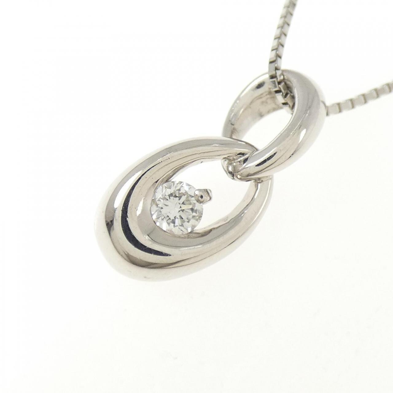 PT900/PT850 ダイヤモンド ネックレス 0.13CT