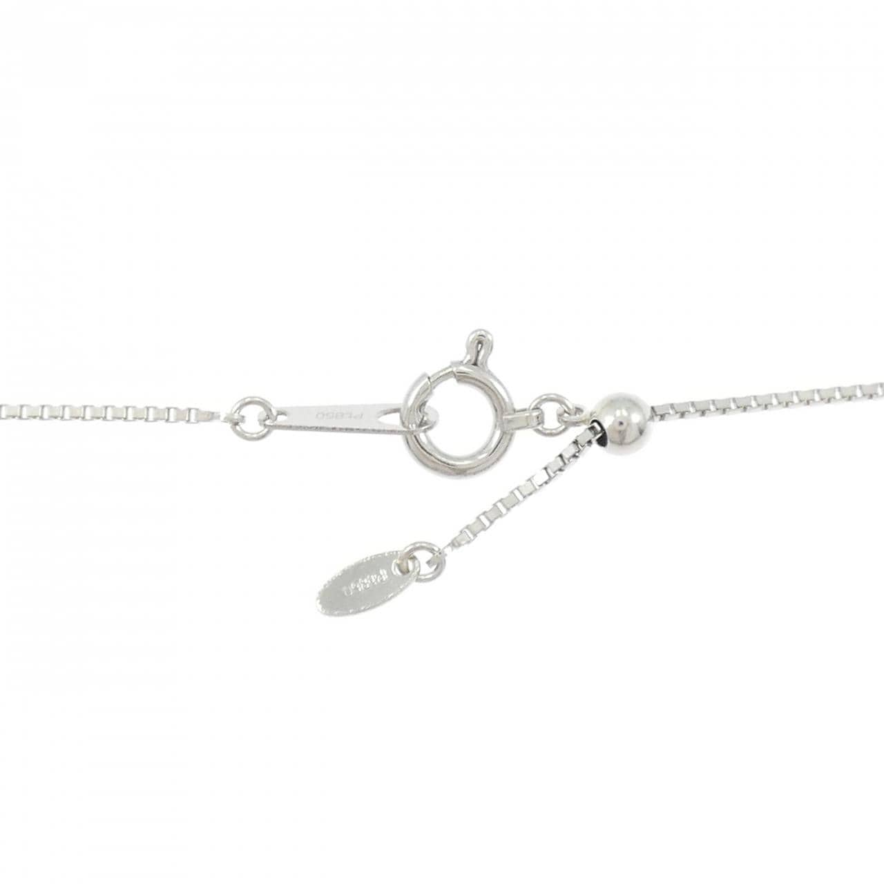 PT900/PT850 ルビー ネックレス 0.67CT