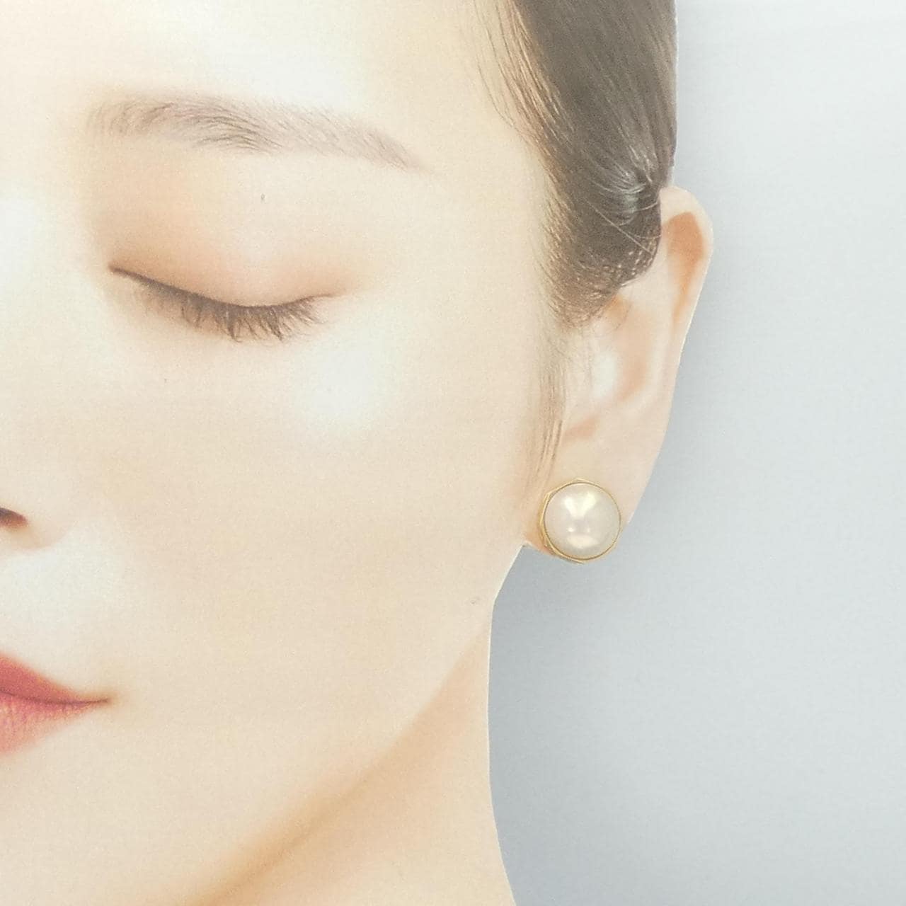 K18YG マベパール ピアス