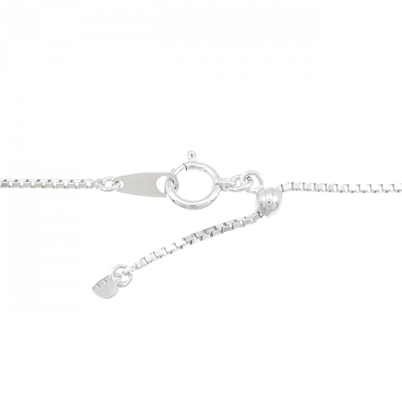 K18WG ダイヤモンド ネックレス 1.00CT