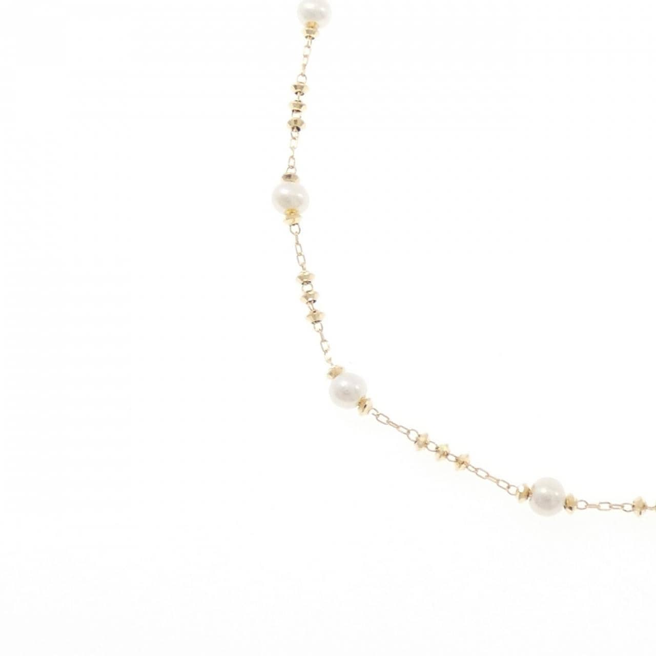 K18YG 淡水パール ネックレス
