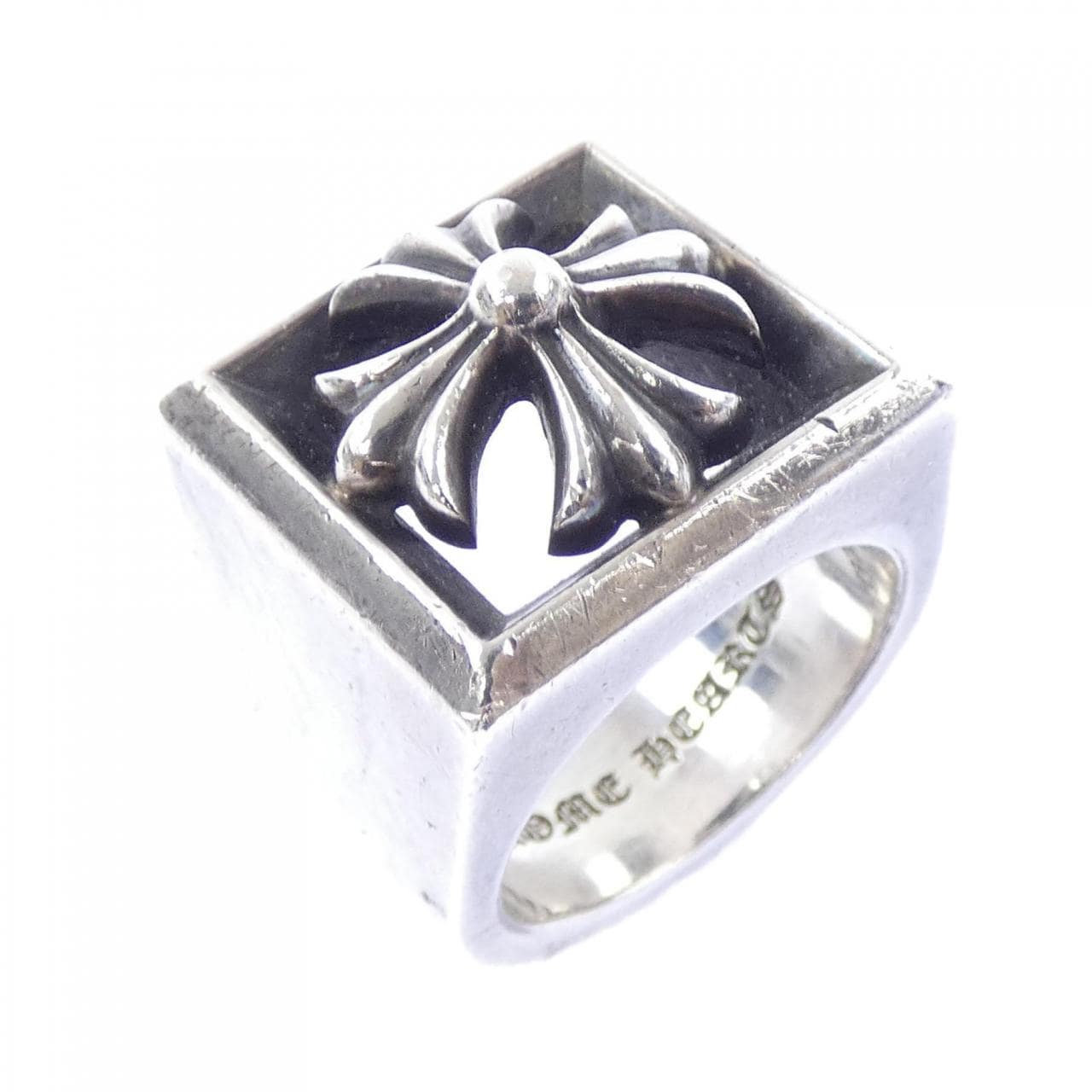 クロムハーツ CHROME HEARTS LTTR BLCK PLS 2356 304 1727 RING