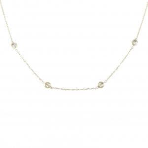 K18YG ダイヤモンド ネックレス 0.22CT
