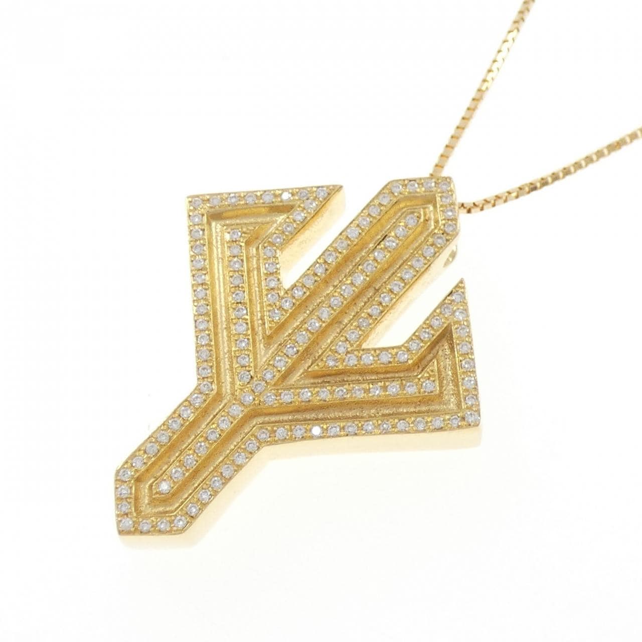 K18YG ダイヤモンド ネックレス 0.59CT