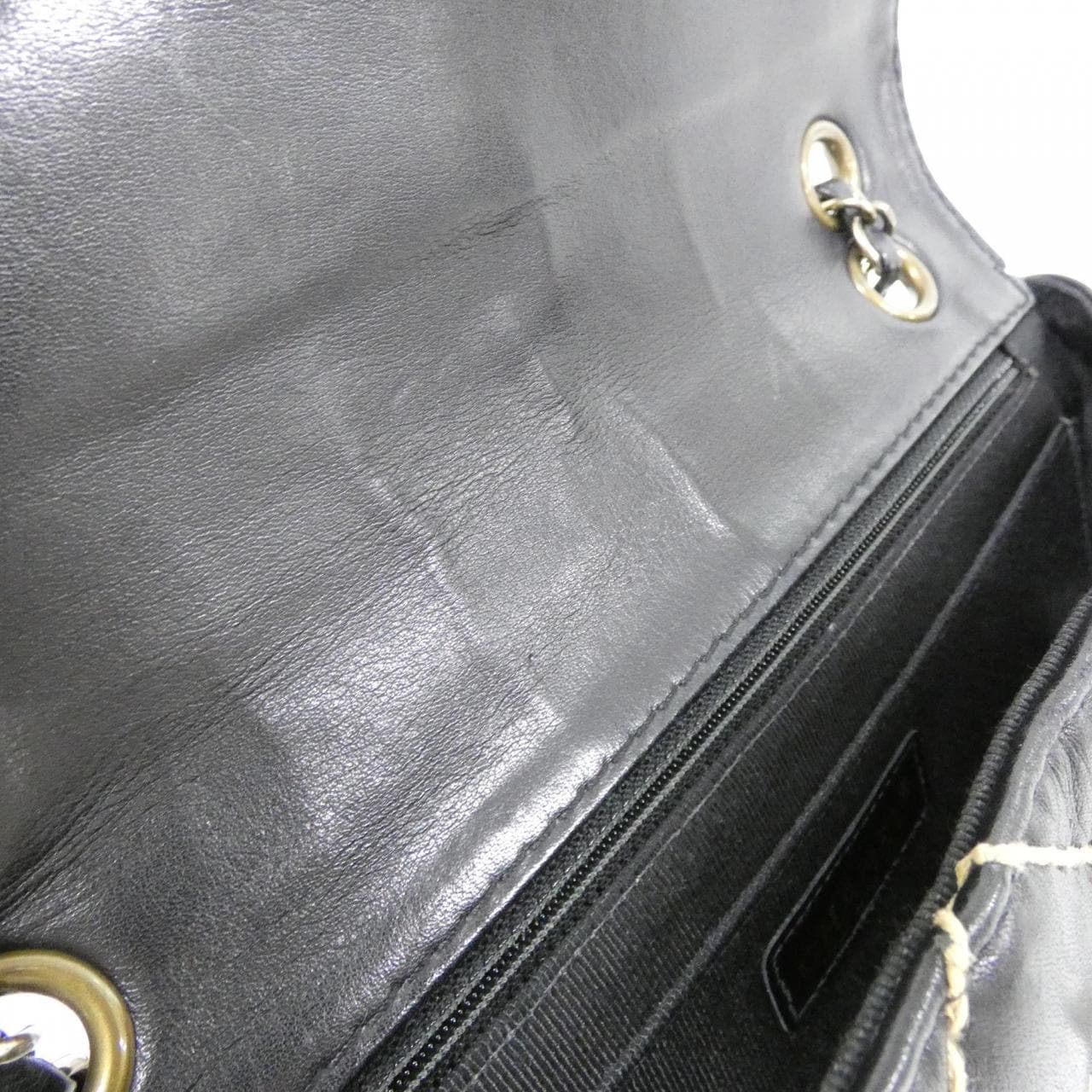 【ヴィンテージ】シャネル ワイルドステッチ ライン 14687 ショルダーバッグ