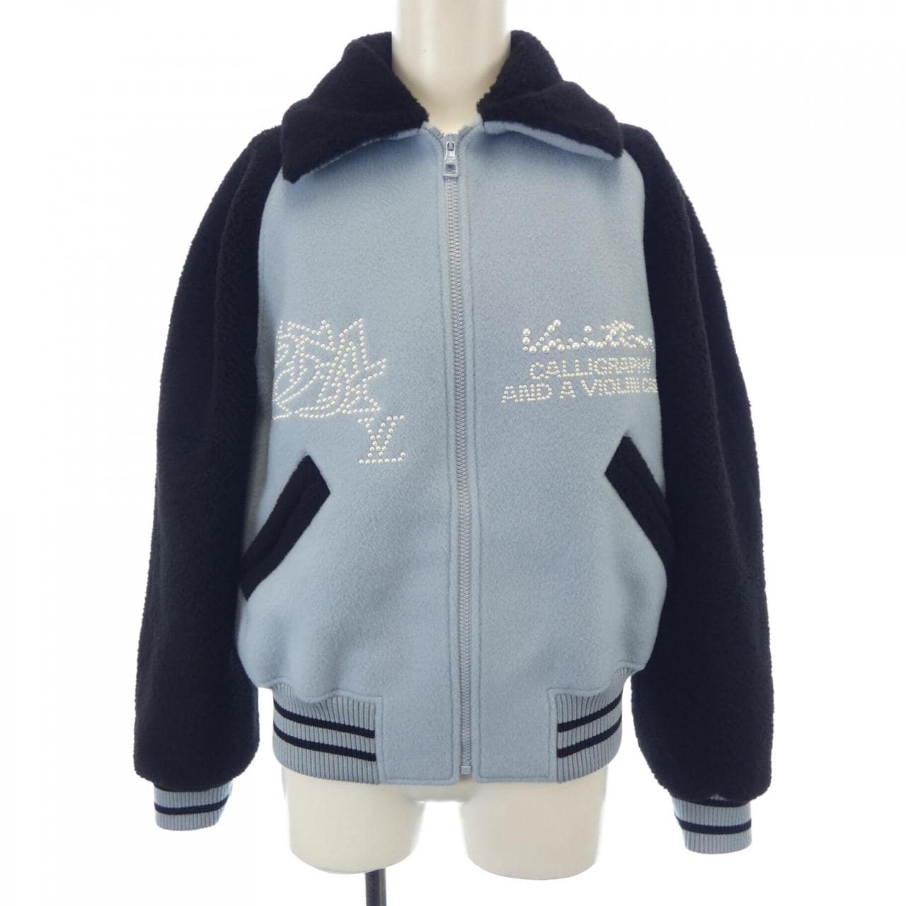 ルイヴィトン LOUIS VUITTON シアリングウールバーシティブルゾン HQL09EVJZ ブルゾン