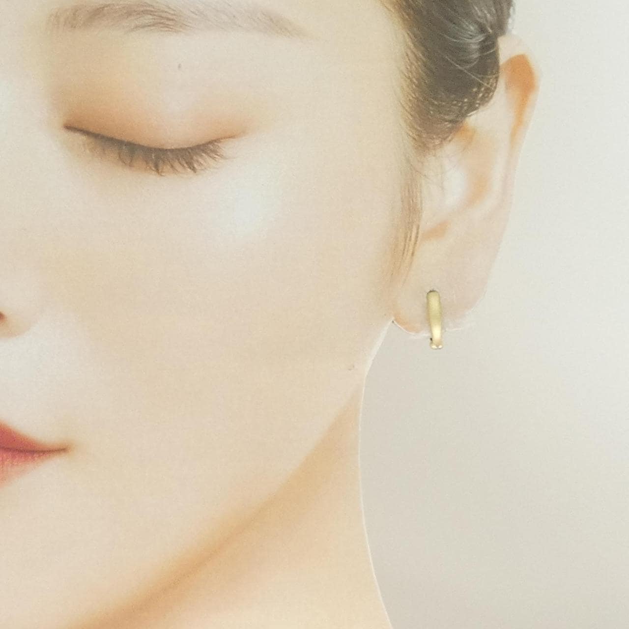 K18YG/PT900 イヤリング