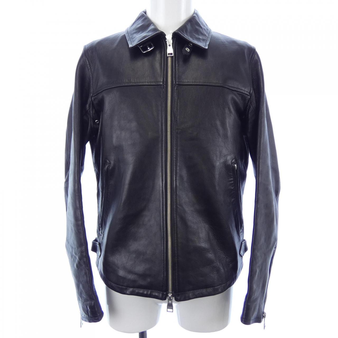 TAKEO KIKUCHI Leather Rider's Jacket