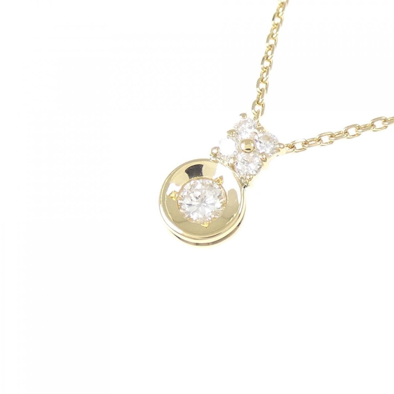 K18YG ダイヤモンド ネックレス 0.24CT