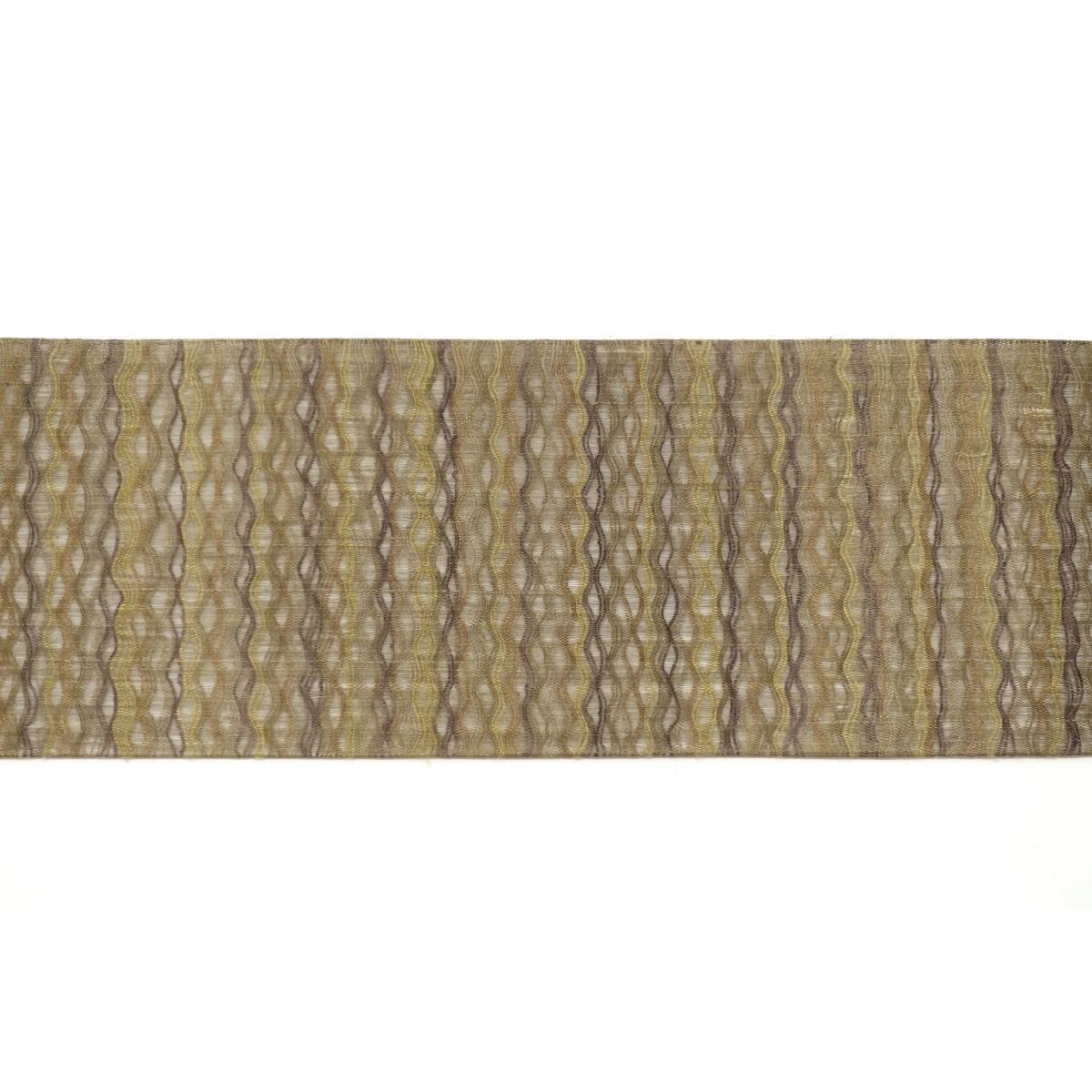 Summer Nagoya Obi pongee watermark weave full pattern