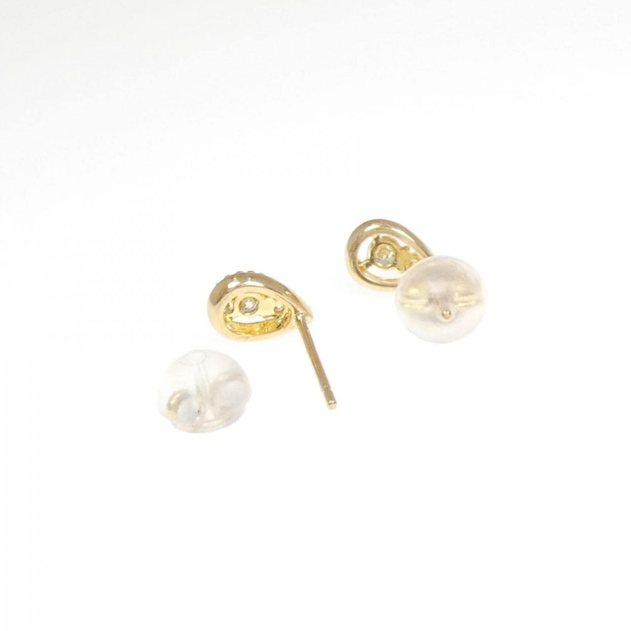 K18YG ダイヤモンド ピアス 0.12CT