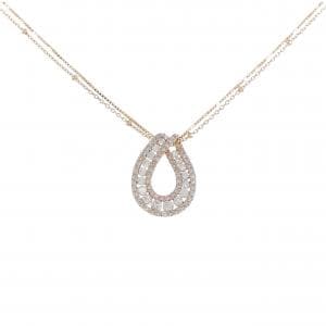K18PG ダイヤモンド ネックレス 1.00CT
