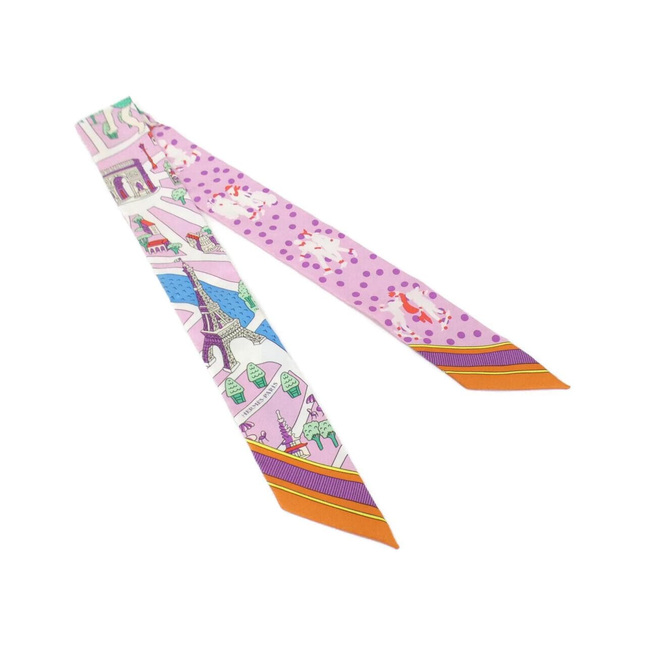 エルメス LES NOUVEAUX AMOUREUX ツイリー 063329S スカーフ