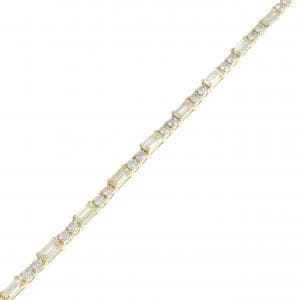 【新品】K18YG ダイヤモンド ブレスレット 4.15CT
