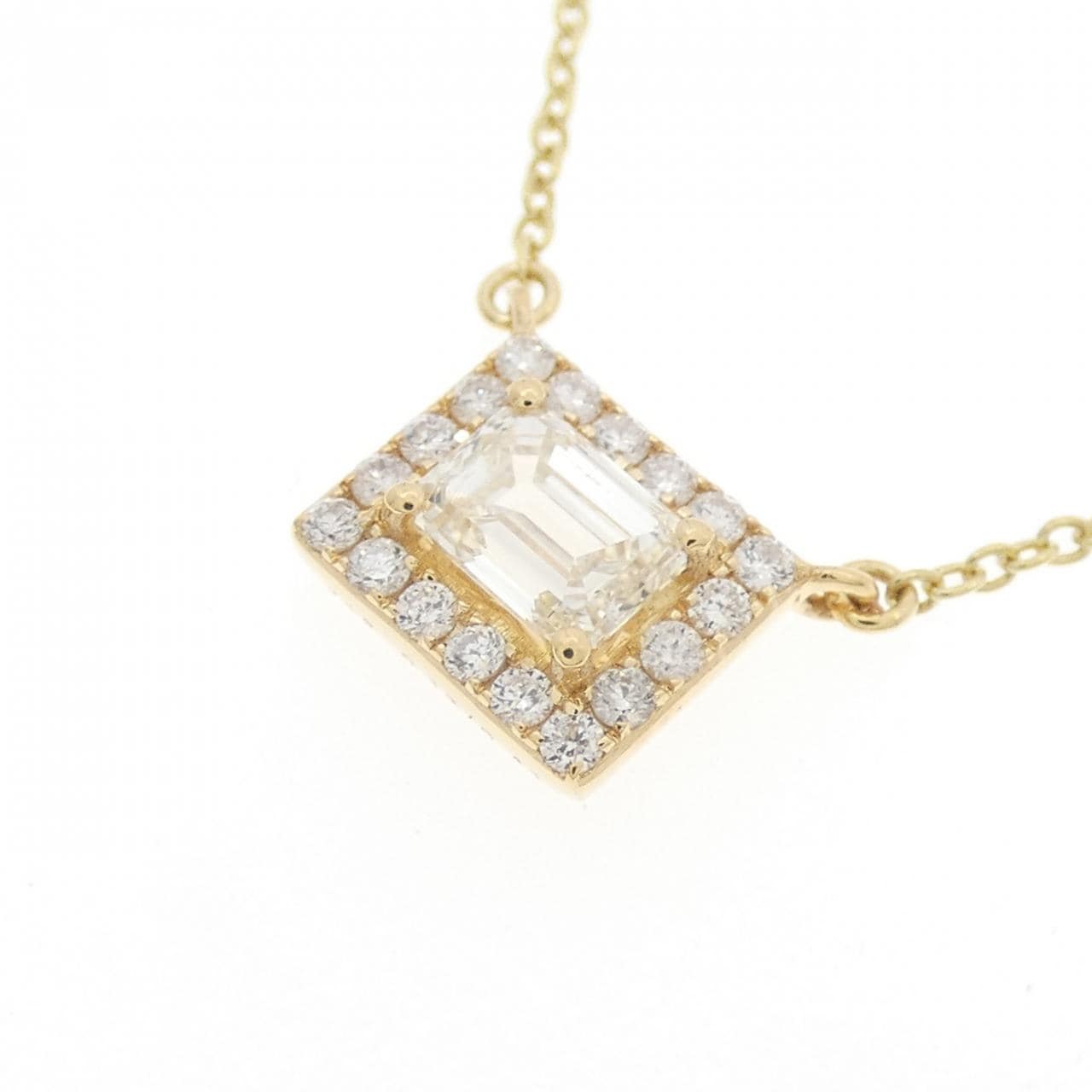 【新品】K18YG ダイヤモンド ネックレス 0.41CT