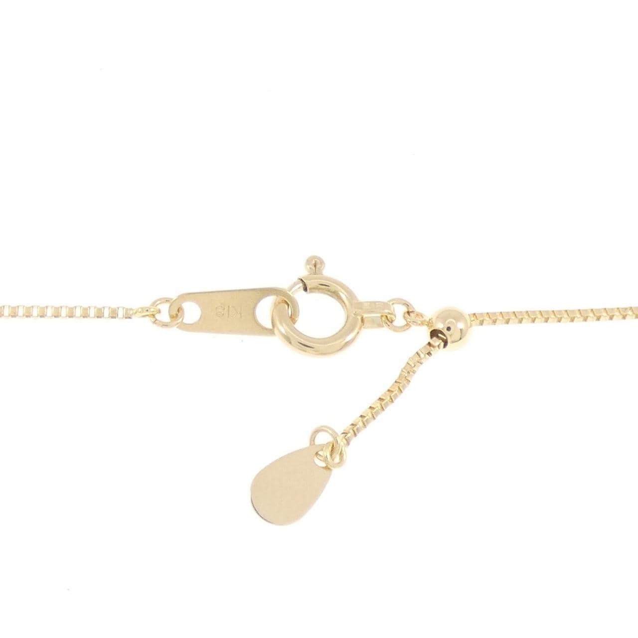 K18YG サファイヤ ネックレス 0.981CT スリランカ産