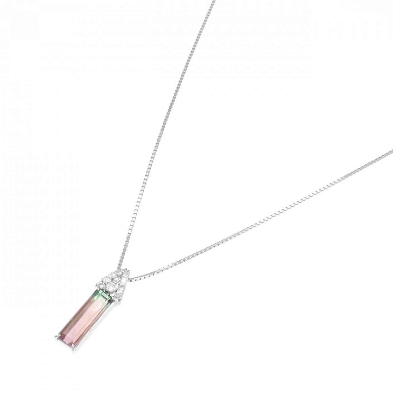 PM/PT850 Tourmaline Necklace 2.05CT