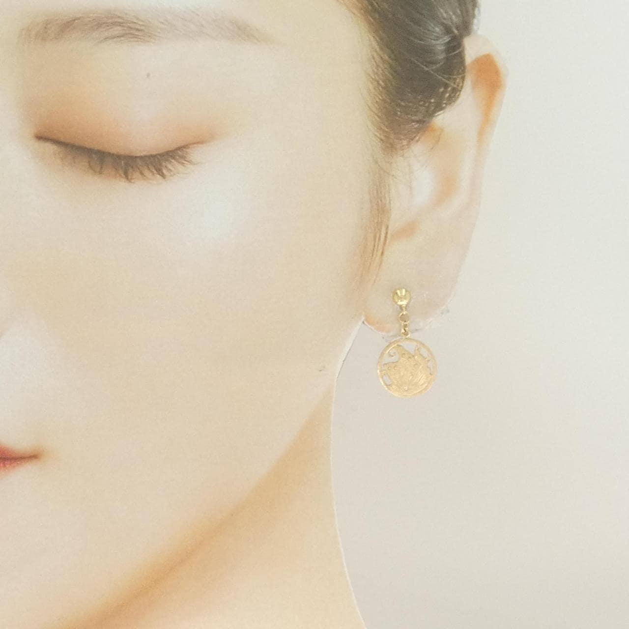 K18PG/K18YG ダイヤモンド ピアス