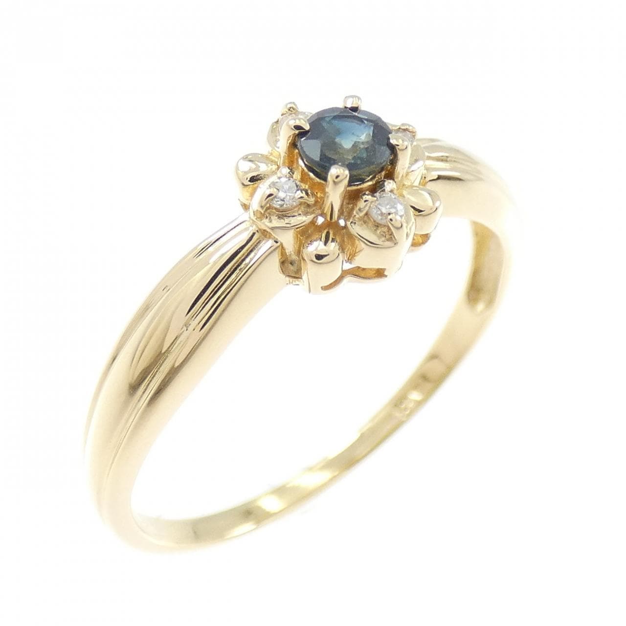 K18YG サファイヤ リング