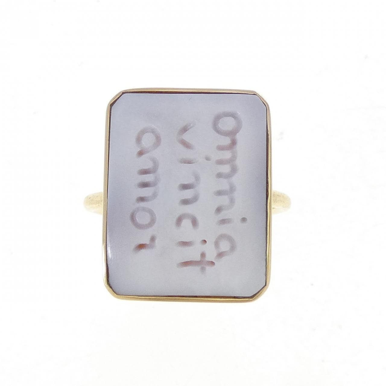 K18YG シェルカメオ リング